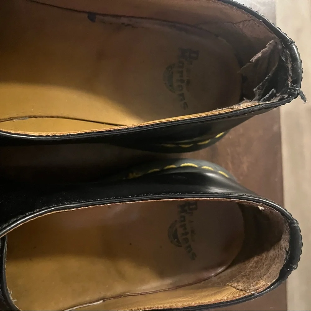 Dr. Martens Agnes Oxford Loafer Black Leather Single Monk Strap